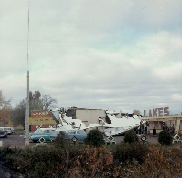 Lakes Drive-In Theatre - Damage By High Winds In The Fall Of 1966 From Carl Kiilunen And Dave Harkonen (newer photo)